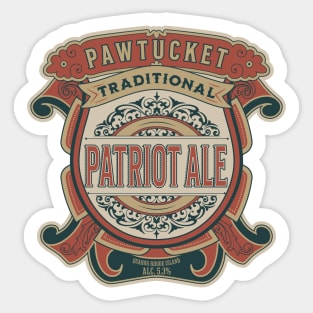 Pawtucket Patriot Ale Sticker